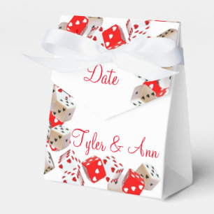 Casino Las Vegas Wedding Bridal Favor Box