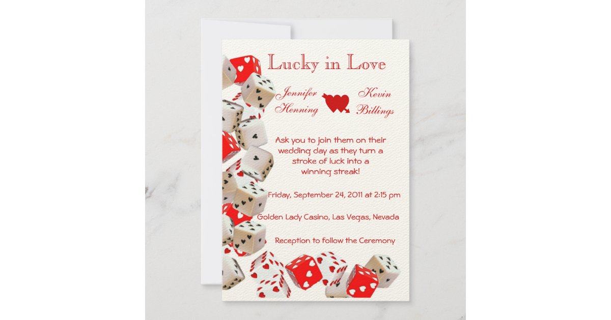 Destiny Las Vegas Casino Party Faux Gold Glitter Invitation, Zazzle