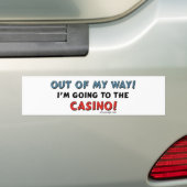 Casino Lovers Bumper Sticker (On Car)