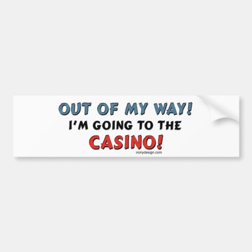 Casino Lovers Bumper Sticker