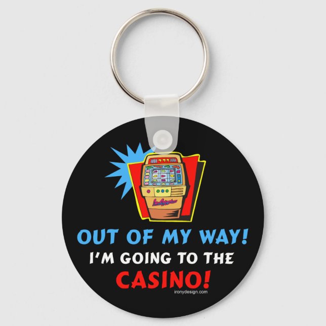 Casino Lovers Design Keychain (Front)