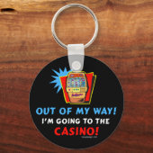 Casino Lovers Design Keychain (Back)