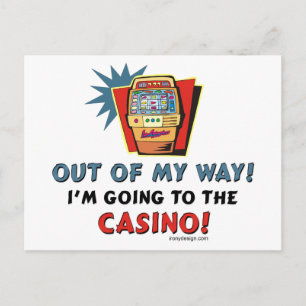 Casino Lovers Postcard