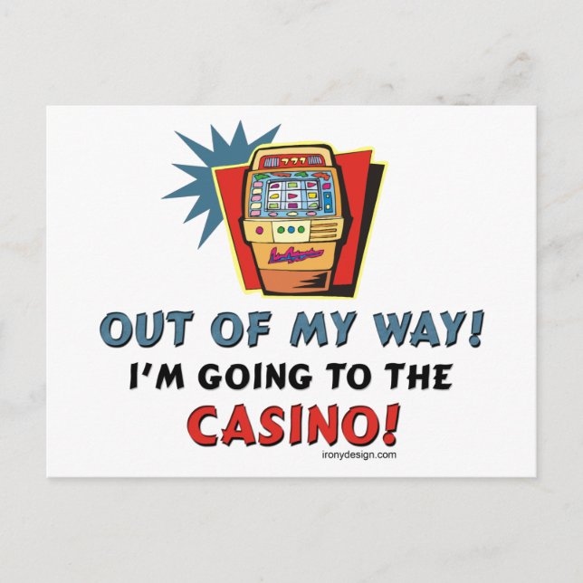 Casino Lovers Postcard (Front)