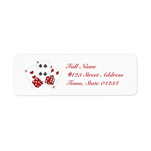 Casino Mailing Labels