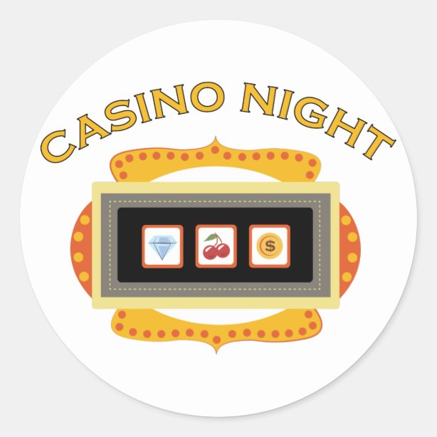 7 slot casino sticker