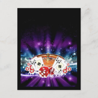 Casino night invitation