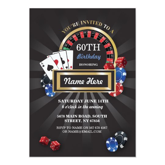 Vegas Party Invitations 7