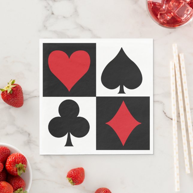 Casino Night Napkins (Insitu)