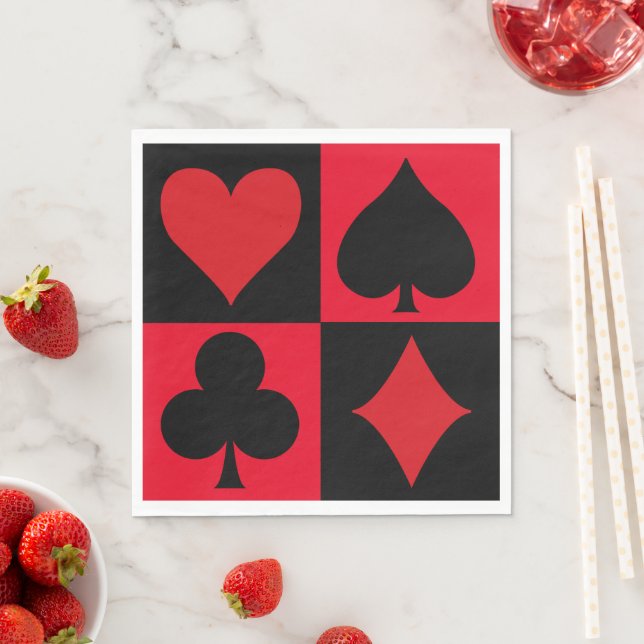 Casino Night Napkins (Insitu)