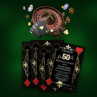 Casino Night Poker 50 and Fabulous Birthday Party