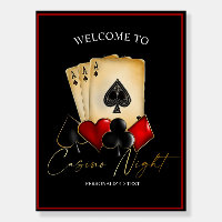 CASINO NIGHT, POKER NIGHT, GAMBLE, CARDS DICE