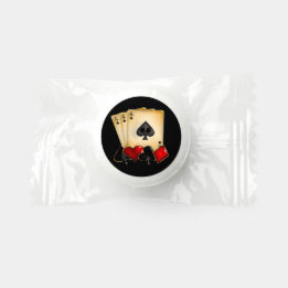 CASINO NIGHT, POKER NIGHT, GAMBLE, CARDS DICE LIFE SAVER® MINTS