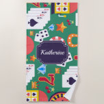 Casino Pattern Beach Towel