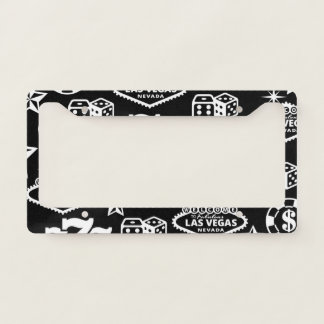 Casino Pattern License Plate Frame