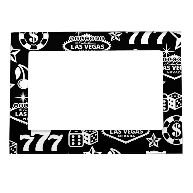 Casino Pattern Magnetic Frame (Front)