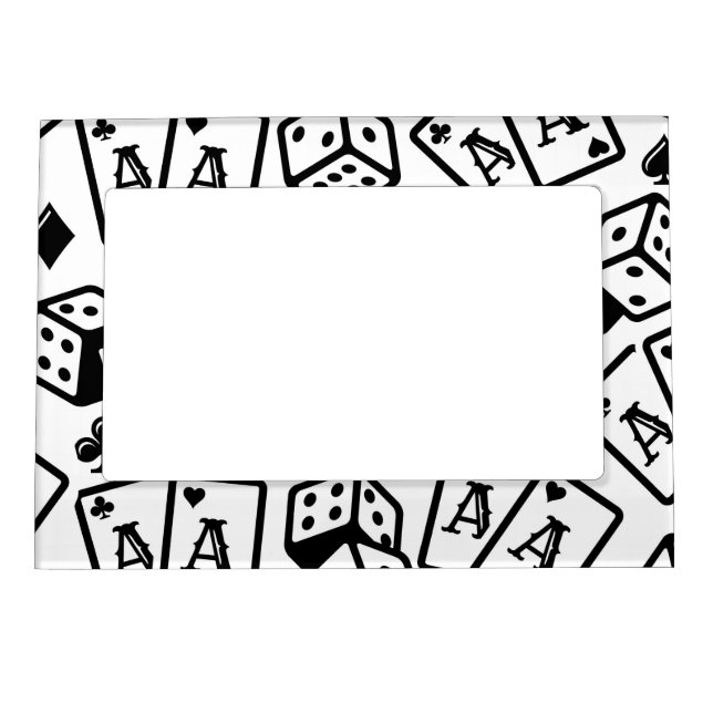 Casino Pattern Magnetic Frame (Front)