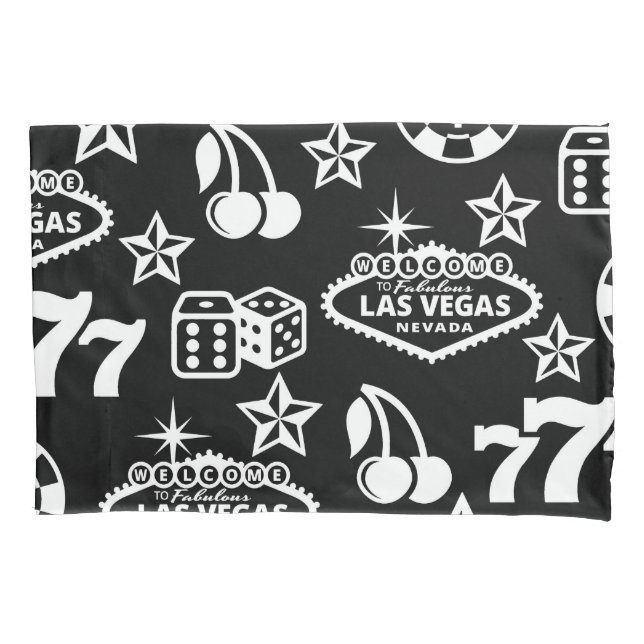 Casino Pattern Pillow Case (Front)