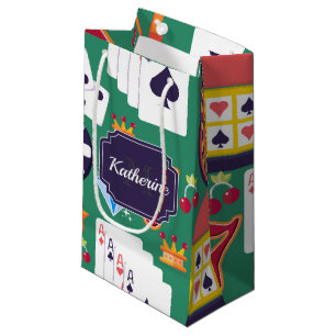 Casino Pattern Small Gift Bag