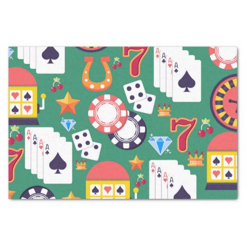 Casino Pattern Tissue Paper