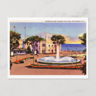Casino, Playland, Rye, New York Vintage Postcard