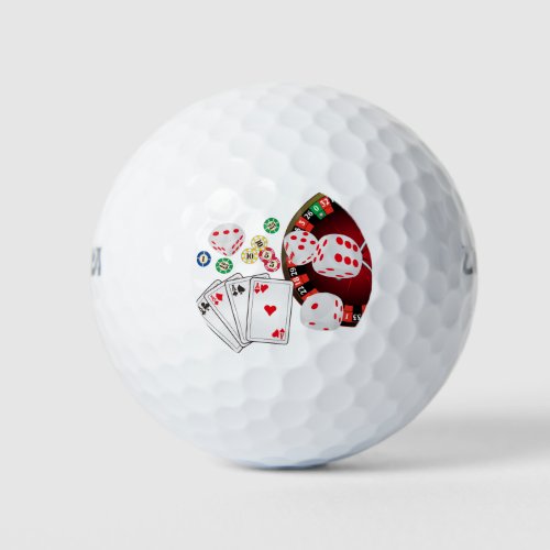 casino poker adult item golf balls