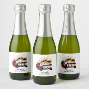 casino, poker, adult, wine, wine label, sticker