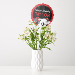 Casino Poker Birthday Centerpiece Balloon