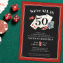 Casino Poker Birthday Party Any Age Invitation