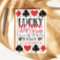 Casino Poker Bridal Couple's Shower Invitation