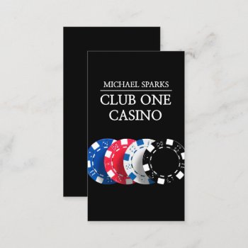 Casino  Poker  Dealer  Entertainment  Magician Business Card by ArtisticEye at Zazzle