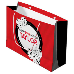 Casino Poker Dice Birthday Gift Bag