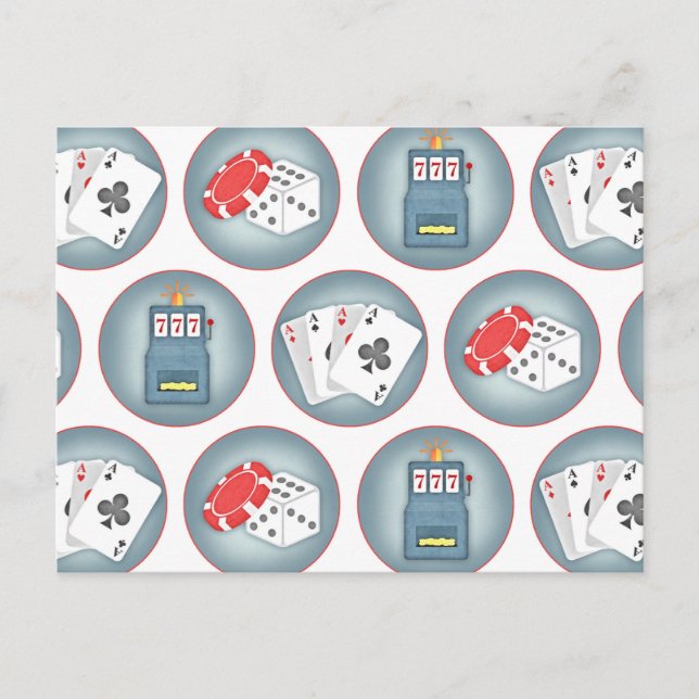 Casino Poker Gambling Playing Cards Slot Machine (Front)