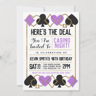 Casino Poker Invitation