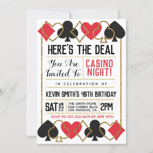 Poker Night Personalized Birthday Invitation Instant Download Casino Night party invite Man Cave editable easy to print or share Vegas Party