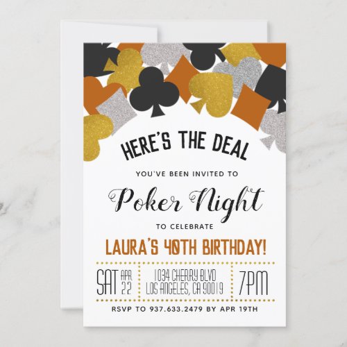 Casino Poker Invitation