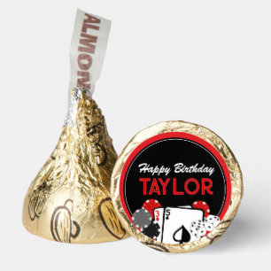 Casino Poker Party Favor Hershey Kisses