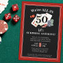 Casino Poker Surprise Birthday Party Invitation