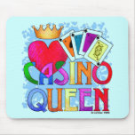 Casino Queen Blue Mouse Pad