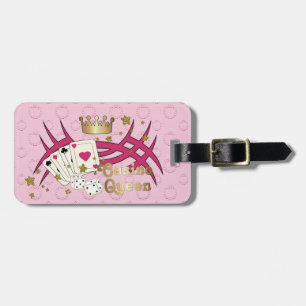 Casino Queen - Customize Luggage Tag