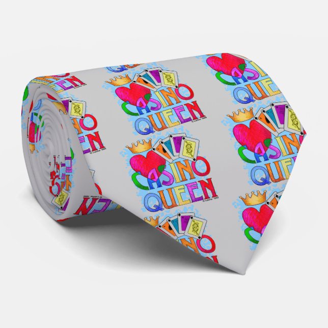 Casino Queen Neck Tie (Rolled)