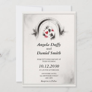 Casino Royale Noir Invitation