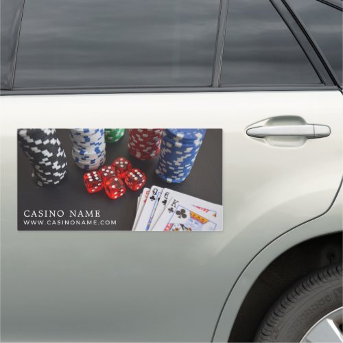 Casino Scene Online Casino Gaming Industry Car Magnet