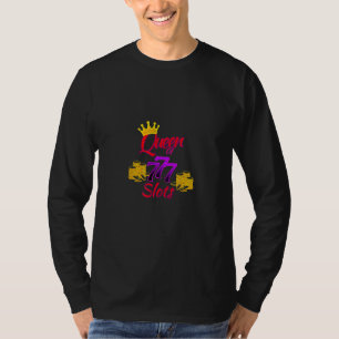 Casino Slot Machine Slot Queen Lucky Casino Gambli T-Shirt