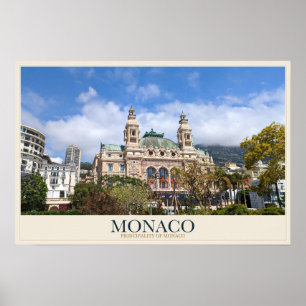 Casino Square in Monte Carlo, Monaco Poster