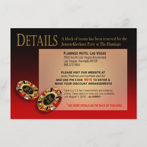 Casino Style 45 x 625 Details Card PJ