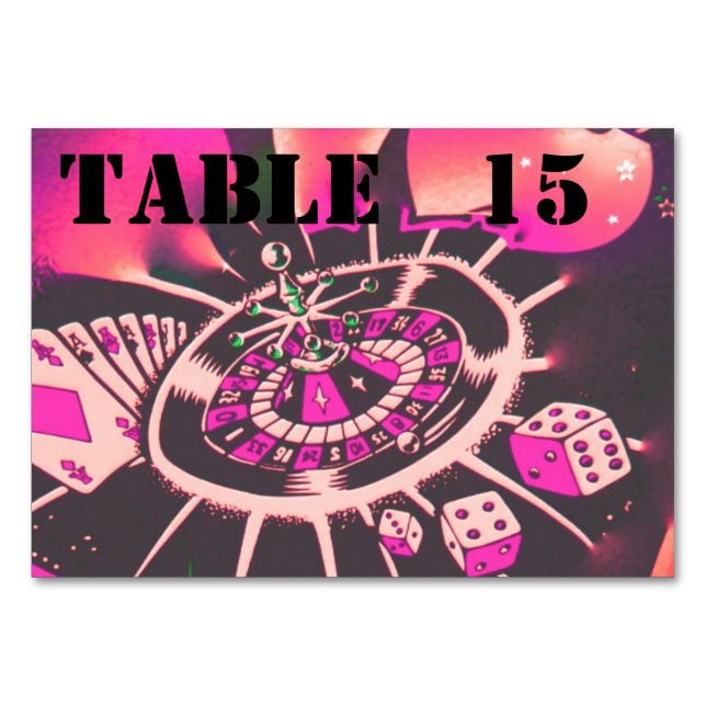 Casino Theme Dice  Cards Gambling (Front)