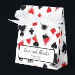 Casino Theme Las Vegas Wedding Thank You Favor Boxes<br><div class="desc">Customize this themed favor box for your upcoming wedding ceremony. It's easy to personalize to be uniquely yours. For further customization, please click the customize link and use the design tool to make the changes you would like to see, adding your own names, dates and locations as you wish. Many...</div>
