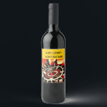 Casino Theme Party Wine Label<br><div class="desc">Personalized  casino theme wine or sparkling wine labels. Colorful design.</div>