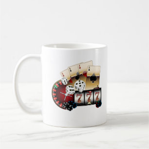 casino, vegas, poker, gambling, adult coffee mug